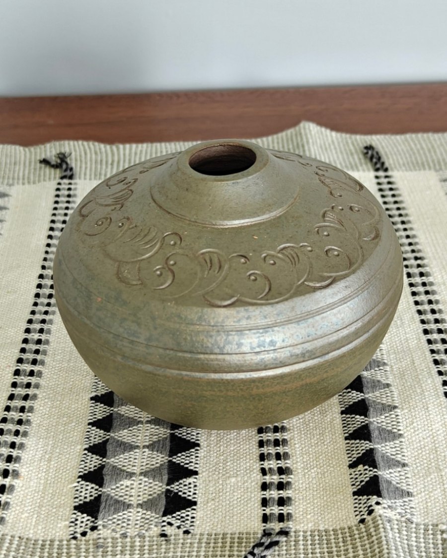 Carved Bud Vase