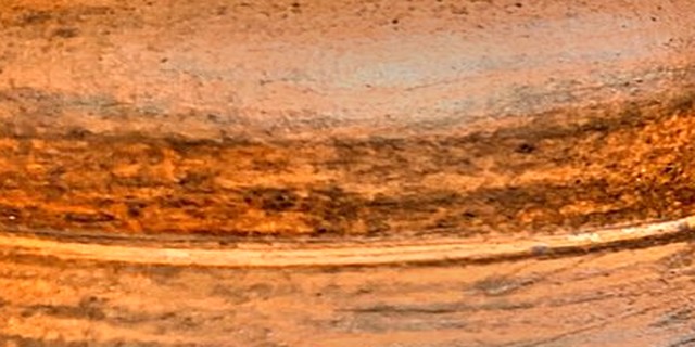 Chocolate finish close-up